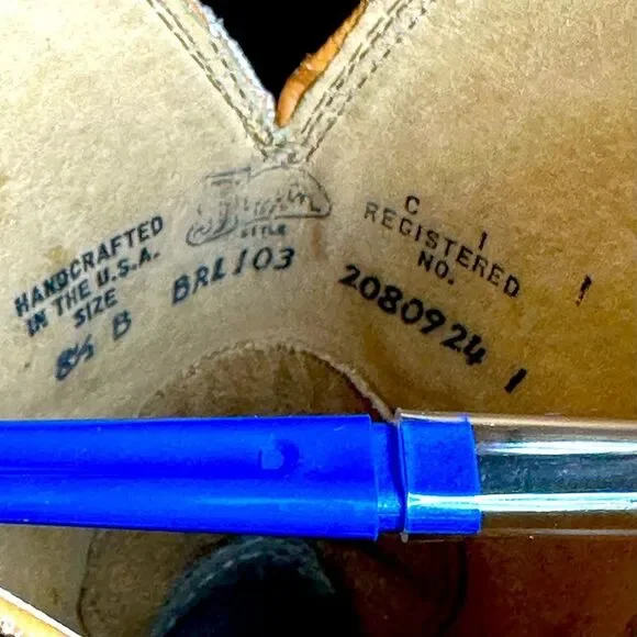 Justin Bent Rail Western Boot Style BR103 Sz W 8.5 B, M 10 B - Picture 7 of 7